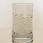 6" Glass Vases with Clear Orbeez
