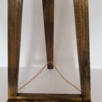 Rustic wooden easel