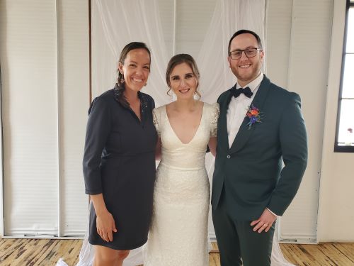 Kate with bride and groom_Matt