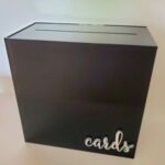 Black Acrylic Card Box
