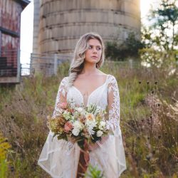 rustic and romantic stylized shoot